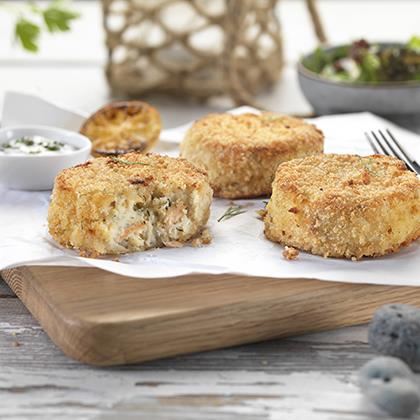 Larry's Gluten Free MSC Salmon and Dill Luxury Fishcake