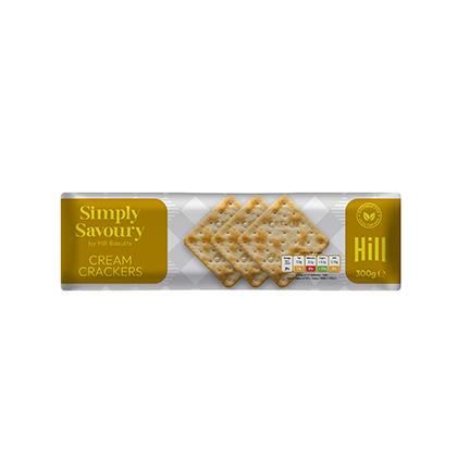 Hill Simply Savoury Cream Crackers