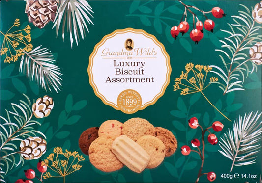 GRANDMA WILD'S Luxury Biscuit Assortment - Winter Box 400g