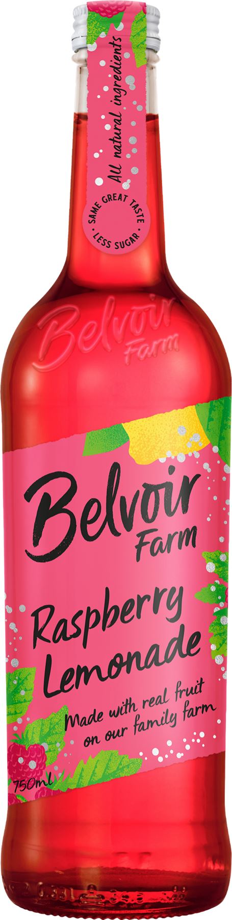 BELVOIR Raspberry Lemonade 750ml - 1 Case