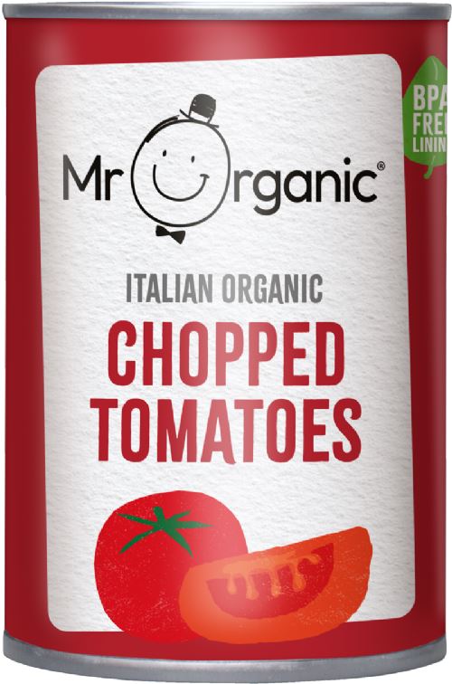 Mr Organic Italian Organic Chopped Tomatoes 400g