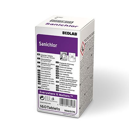 Ecolab Sanichlor Chlorinated Sanitising Tablets (Case of 6)
