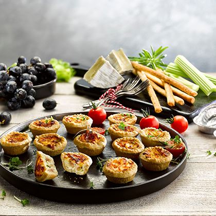 Baked Mini Quiche Party Selection