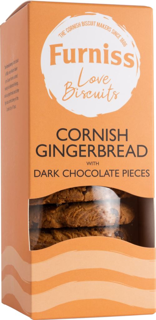 FURNISS CORNISH GINGERBREAD WITH DARK CHOCOLATE PIECES 200G