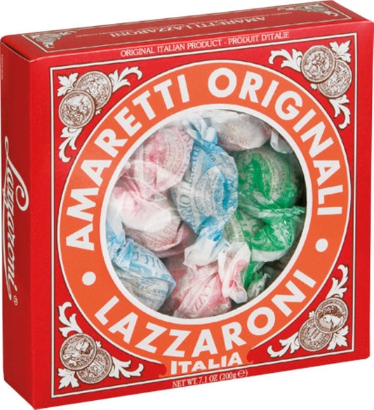 LAZZARONI Amaretti di Saronno - Window Box 200g - 1 Case