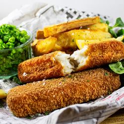 Gluten Free MSC Jumbo Cod Fish Fingers