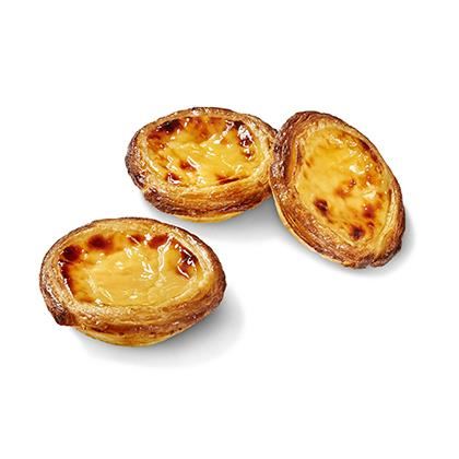 FROZEN READY TO BAKE FINE BUTTER PASTEL DE NATA 60G WITH ALUMINIUM MOULDS