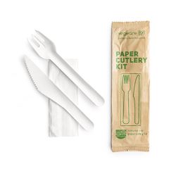 Paper Disposable Three Piece Cutlery Set (Case of 1)
