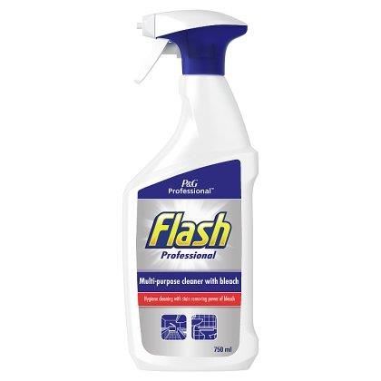 Flash Professional Multi-Purpose Cleaner With Bleach 10x750ml