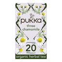 Pukka Tea Three Chamomile Enveloped Tea Bags (Case of 4)