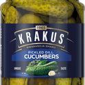 KRAKUS Pickled Dill Cucumbers 490g - 1 Case