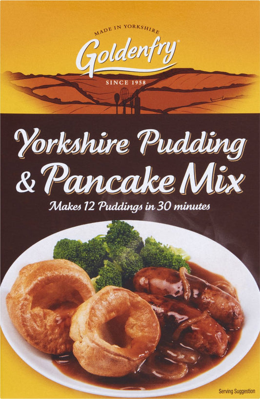 GOLDENFRY Yorkshire Pudding & Pancake Mix 142g - 1 Case