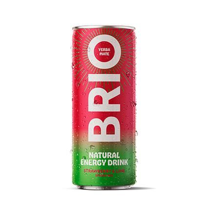 Brio Natural Organic Energy - Strawberry & Lime Can (Case of 12)