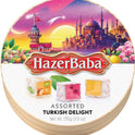 HAZER BABA Assorted Turkish Delight - Wooden Drum 250g