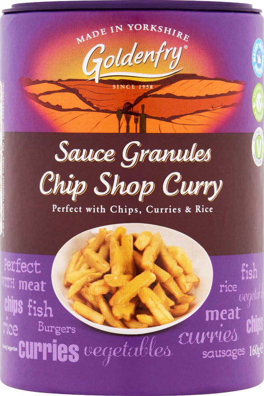 GOLDENFRY Sauce Granules - Chip Shop Curry 160g - 1 Case