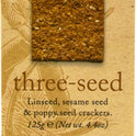 ARTISAN BISCUITS Miller's Harvest Three Seed 125g - 1 Case