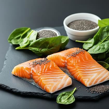 SKIN-ON SALMON PORTIONS - 155-165g (Case of 30)