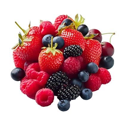 Berry Mix - Redcurrants Strawberries Sweet Cherries Blueberries & Blackcurrants (Case of 10)