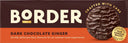 BORDER Dark Chocolate Ginger 150g (Case of 14)
