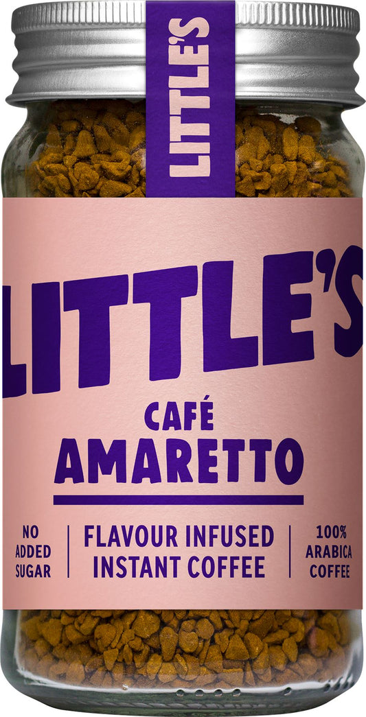 LITTLE'S Cafe Amaretto Flavour Instant Coffee 50g - 1 Case