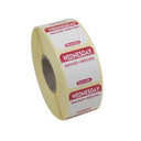 Square Trilingual Removable Label Wednesday 25mm (1") (Case of 1)