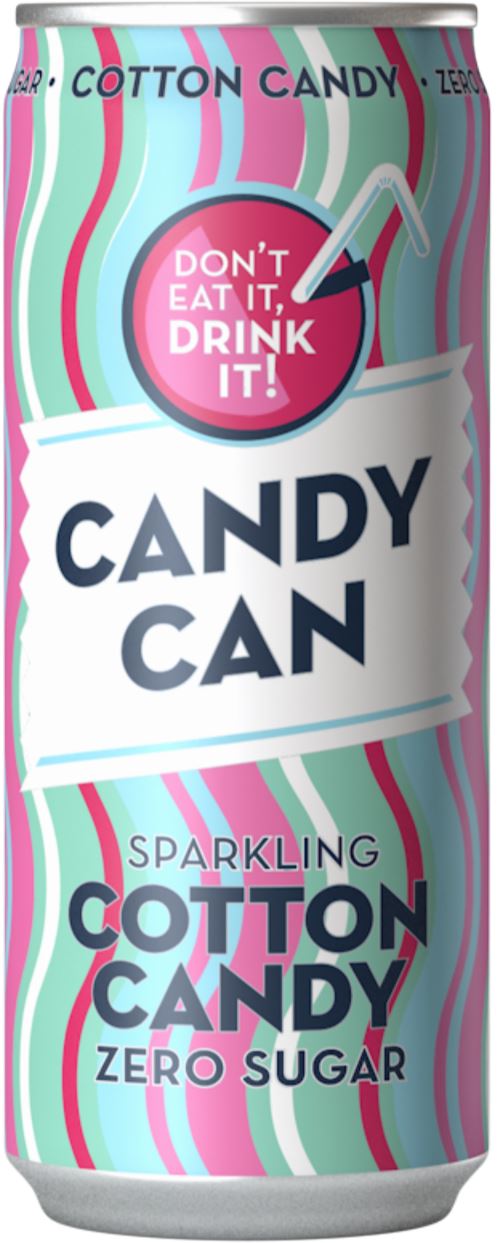 Candy Can Cotton Candy (Case of 12)
