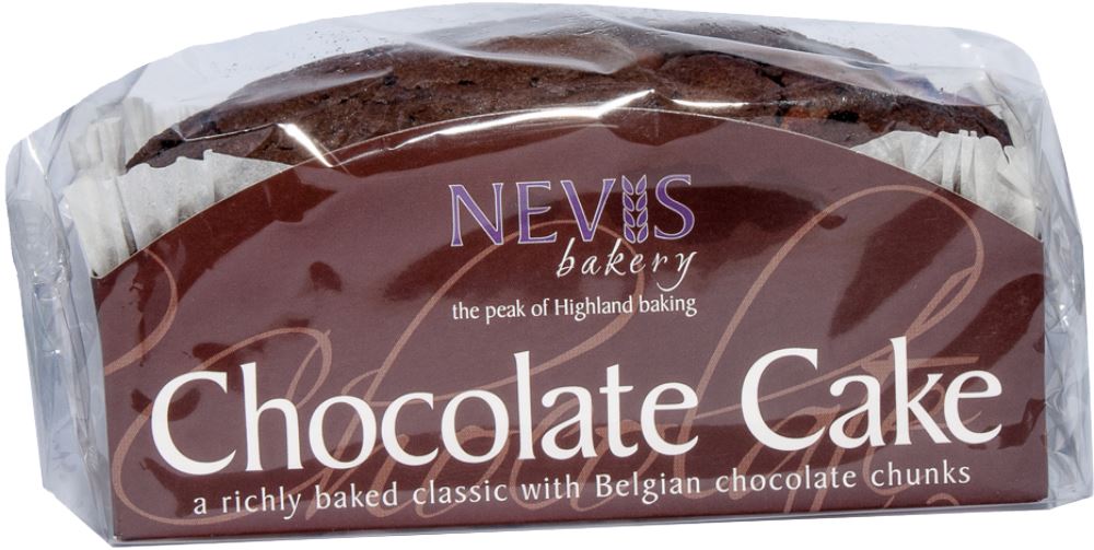 NEVIS BAKERY Chocolate Cake 360g - 1 Case