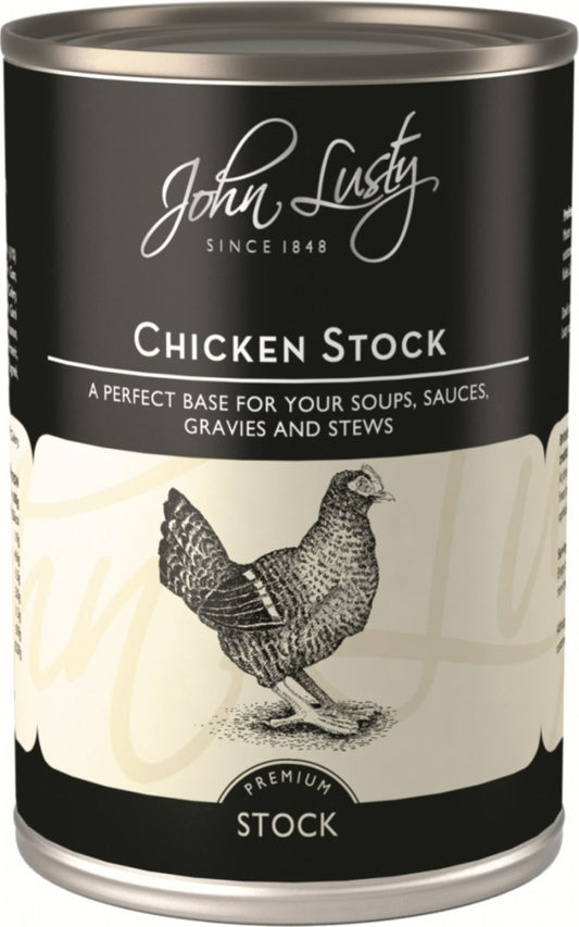 JOHN LUSTY Traditional Chicken Stock 392g - 1 Case