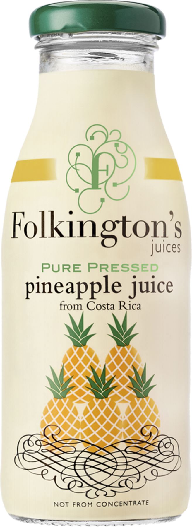FOLKINGTON'S Pineapple Juice 250ml - 1 Case