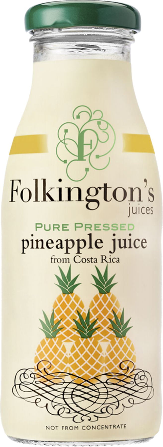 FOLKINGTON'S Pineapple Juice 250ml - 1 Case