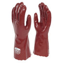 Polyco Polygen Plus (35cm) Red PVC Chemical Resistant Gauntlet (Case of 5)
