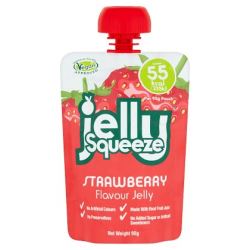 JellySqueeze Strawberry Flavour Jelly Pouch 95g