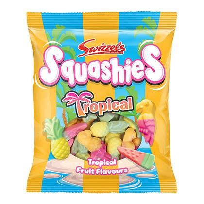 Swizzels Squashies Tropical Pch (Case of 12)