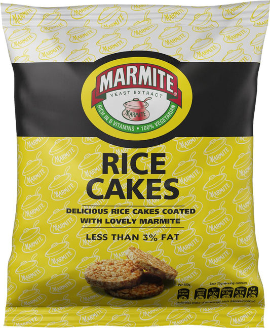 MARMITE Mini Rice Cakes 25g - 1 Case