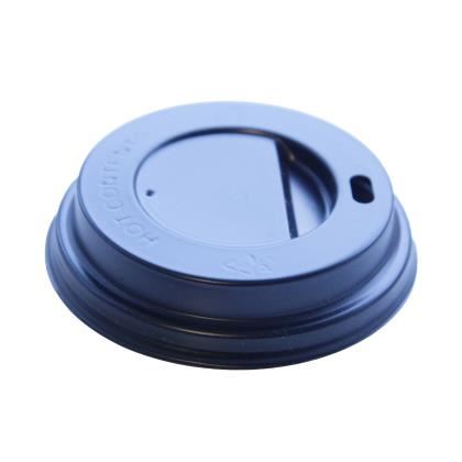 Hot Cup Lid Black Fits 8oz Hot Cups