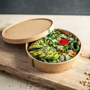 Bon Appetit PLA-Lined Kraft Paper Lid with Vents (Case of 1)