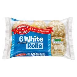 Mothers Pride White Rolls (Case of 1)