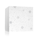 Christmas Snowflake Silver Napkin 40cm 2ply (Case of 1)