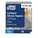 Tork LinStyle  Dinner Napkin Grey  8Fold