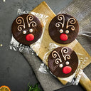 Individually Wrapped Rudolph Chocolate Biscuit (Case of 1)