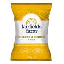Fairfields Cheese & Onion Hand Cooked Crisps (Case of 36)