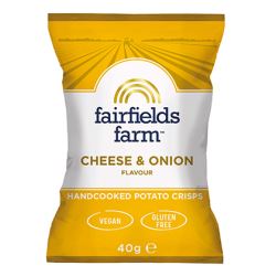 Fairfields Cheese & Onion Hand Cooked Crisps