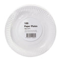 Paper Plate White 18cm/7"
