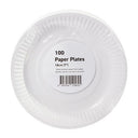 Paper Plate White 18cm/7" (Case of 10)