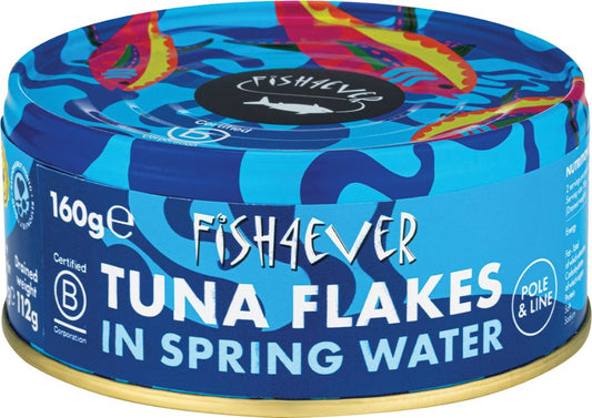 FISH 4 EVER Azores Tuna Flakes in Spring Water 160g - 1 Case