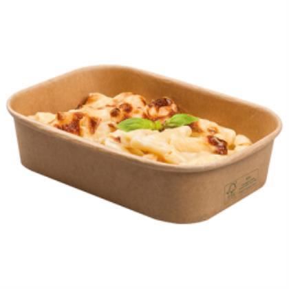 Kraft Rectangular Food Bowl 16oz