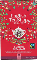 ENGLISH TEA SHOP 20 English Breakfast Sachets 50g (Case of 6)