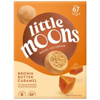 Little Moons Brown Butter Caramel Ice Cream Mochi