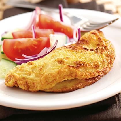 Free Range Cooked Folded Plain Omelette 100g