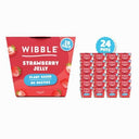 Wibble Low Sugar Strawberry Jelly Pots